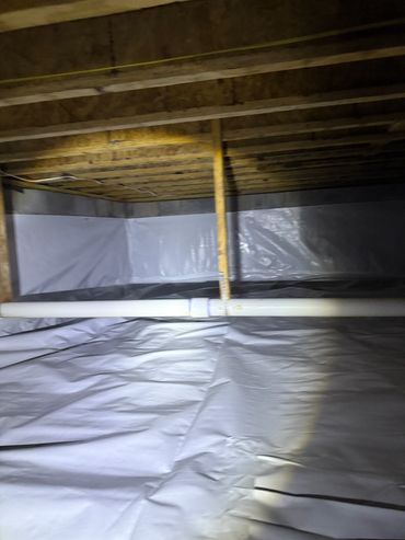 Crawl space encapsulation project