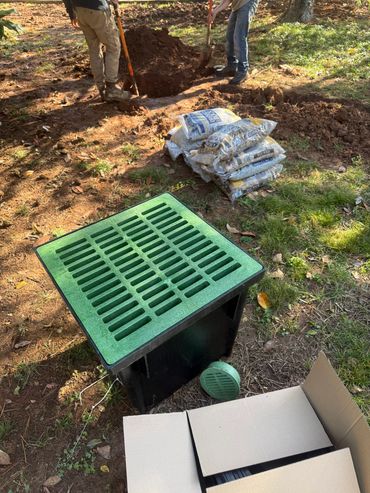 Basement drainage system installation